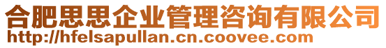 合肥思思企業(yè)管理咨詢(xún)有限公司