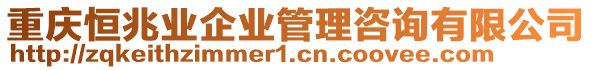 重慶恒兆業(yè)企業(yè)管理咨詢有限公司