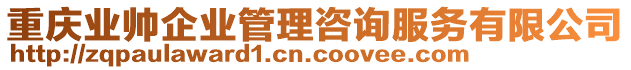 重慶業(yè)帥企業(yè)管理咨詢服務(wù)有限公司