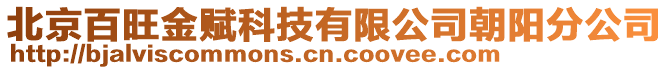 北京百旺金賦科技有限公司朝陽分公司