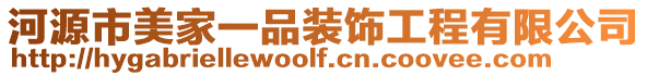 河源市美家一品裝飾工程有限公司