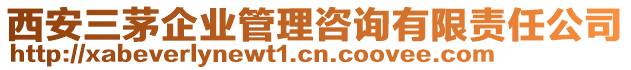 西安三茅企業(yè)管理咨詢有限責(zé)任公司