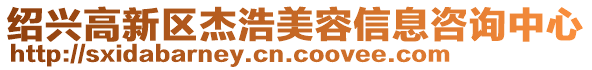 紹興高新區(qū)杰浩美容信息咨詢中心