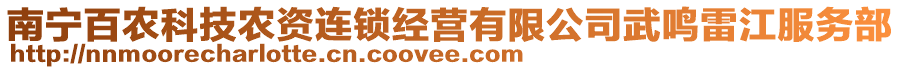 南寧百農科技農資連鎖經營有限公司武鳴雷江服務部
