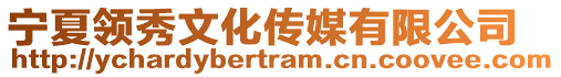 寧夏領(lǐng)秀文化傳媒有限公司