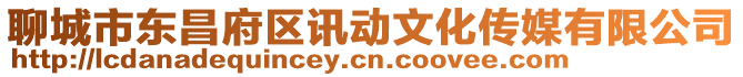 聊城市東昌府區(qū)訊動文化傳媒有限公司