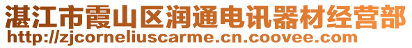 湛江市霞山區潤通電訊器材經營部