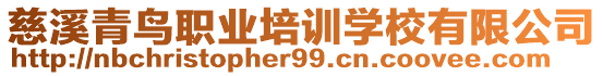 慈溪青鳥(niǎo)職業(yè)培訓(xùn)學(xué)校有限公司