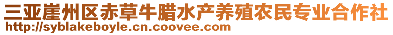 三亞崖州區(qū)赤草牛臘水產(chǎn)養(yǎng)殖農(nóng)民專(zhuān)業(yè)合作社