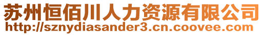 蘇州恒佰川人力資源有限公司