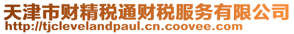 天津市財(cái)精稅通財(cái)稅服務(wù)有限公司