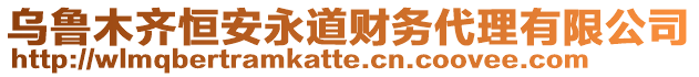 烏魯木齊恒安永道財(cái)務(wù)代理有限公司