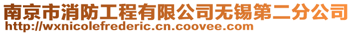 南京市消防工程有限公司無錫第二分公司