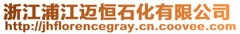 浙江浦江邁恒石化有限公司