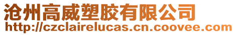 滄州高威塑膠有限公司
