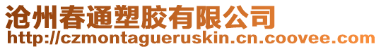 滄州春通塑膠有限公司