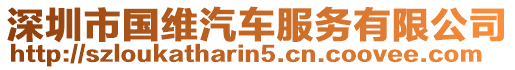 深圳市國維汽車服務(wù)有限公司