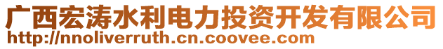 廣西宏濤水利電力投資開發(fā)有限公司