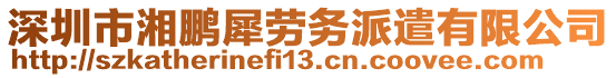 深圳市湘鵬犀勞務(wù)派遣有限公司