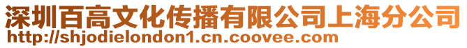 深圳百高文化傳播有限公司上海分公司