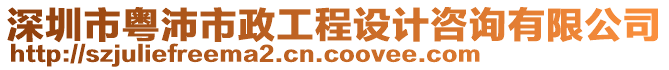 深圳市粵沛市政工程設(shè)計(jì)咨詢有限公司