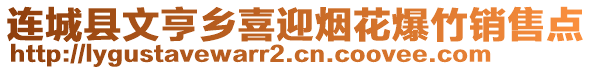 連城縣文亨鄉(xiāng)喜迎煙花爆竹銷(xiāo)售點(diǎn)