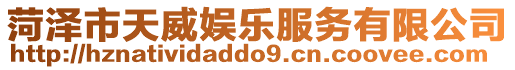 菏澤市天威娛樂服務有限公司