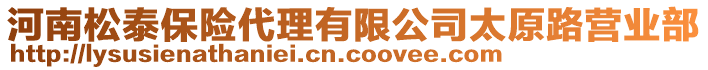 河南松泰保險代理有限公司太原路營業(yè)部