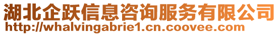 湖北企躍信息咨詢服務(wù)有限公司