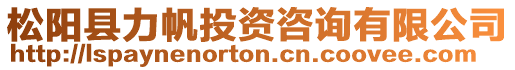 松陽縣力帆投資咨詢有限公司