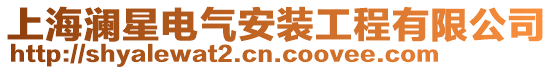 上海瀾星電氣安裝工程有限公司