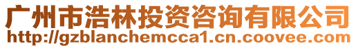 廣州市浩林投資咨詢有限公司