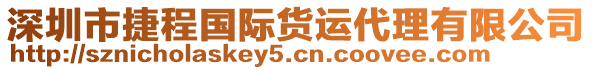 深圳市捷程國際貨運代理有限公司