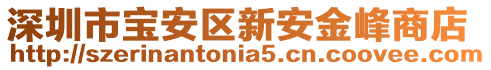 深圳市寶安區新安金峰商店