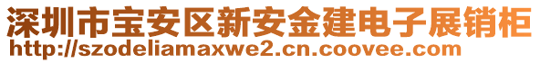 深圳市寶安區新安金建電子展銷柜