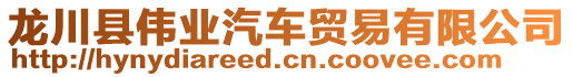 龍川縣偉業(yè)汽車貿(mào)易有限公司