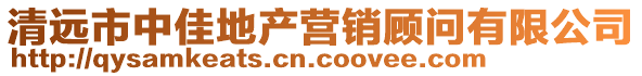 清遠(yuǎn)市中佳地產(chǎn)營(yíng)銷顧問有限公司