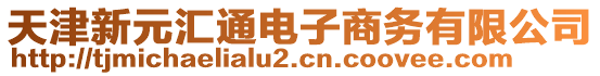 天津新元匯通電子商務(wù)有限公司