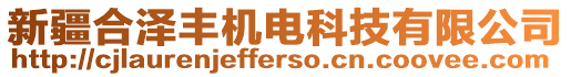 新疆合澤豐機電科技有限公司