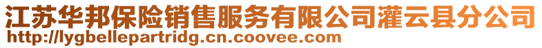 江蘇華邦保險銷售服務(wù)有限公司灌云縣分公司