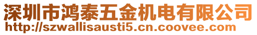 深圳市鴻泰五金機(jī)電有限公司