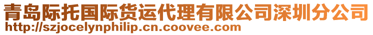 青島際托國際貨運代理有限公司深圳分公司