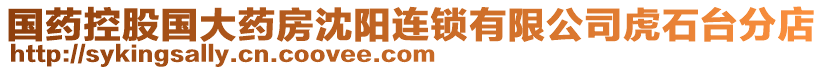 國藥控股國大藥房沈陽連鎖有限公司虎石臺分店