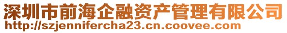 深圳市前海企融資產管理有限公司