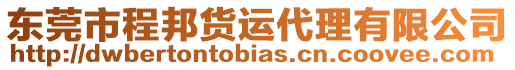東莞市程邦貨運(yùn)代理有限公司