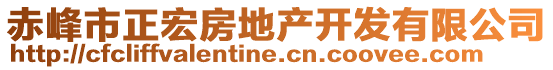 赤峰市正宏房地產開發(fā)有限公司