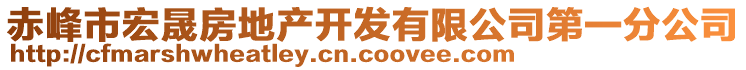 赤峰市宏晟房地產(chǎn)開發(fā)有限公司第一分公司