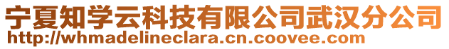 寧夏知學(xué)云科技有限公司武漢分公司