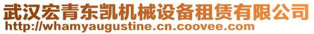 武漢宏青東凱機械設備租賃有限公司