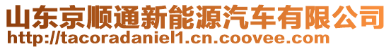 山東京順通新能源汽車有限公司